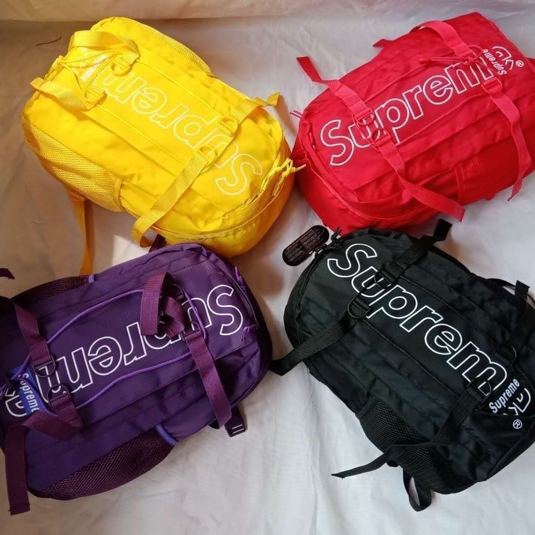 18AW1 WEEK Supreme FW Backpack BLACK バックパックリュック ナイロン