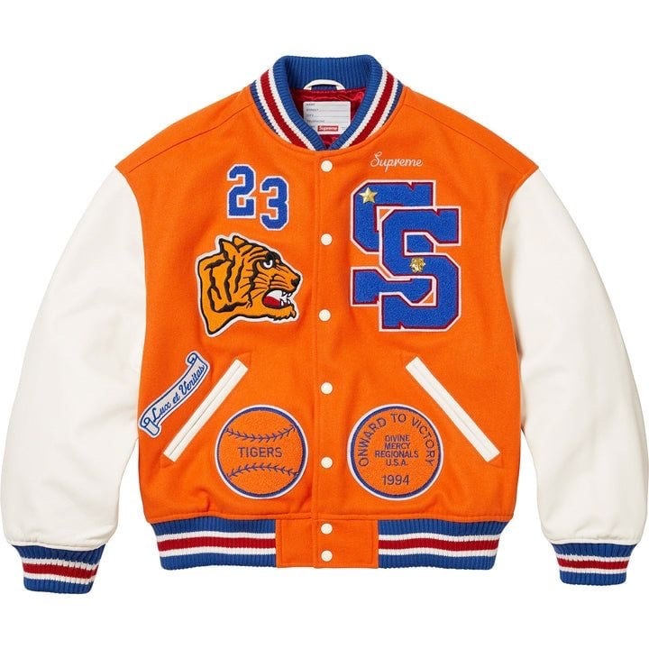 Supreme Tiger Varsity Jacket 23FW WEEK 1 インパクトのタイガーバー 